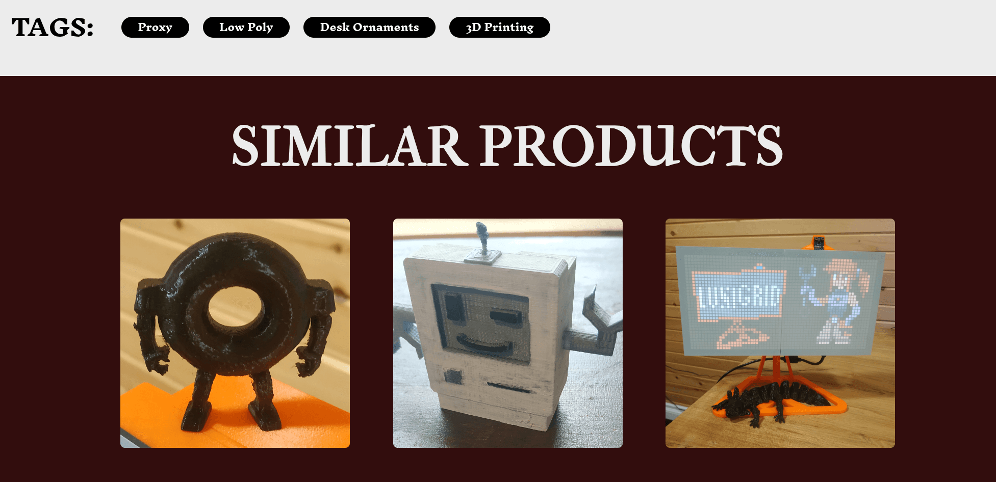 Tags and similar products